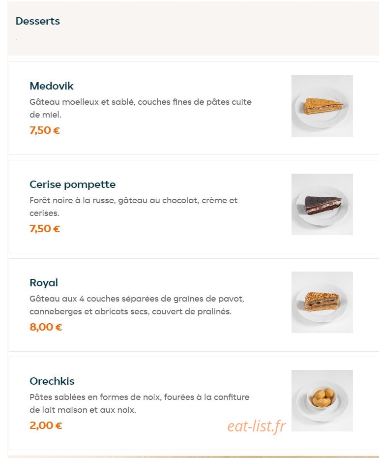 La Table des Russes — carte page 4