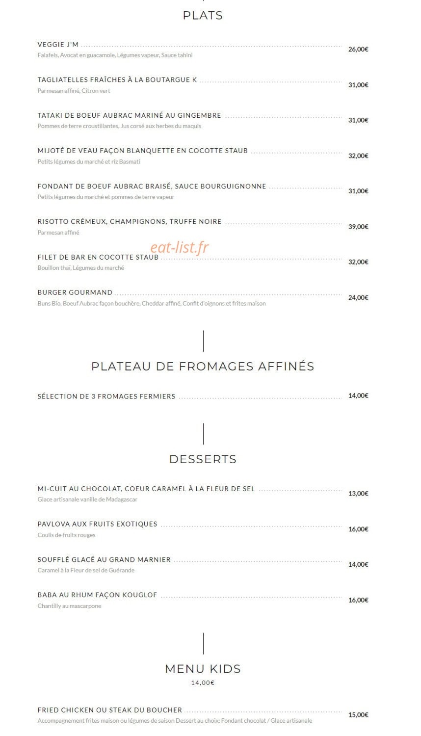 La table J'M — carte page 2