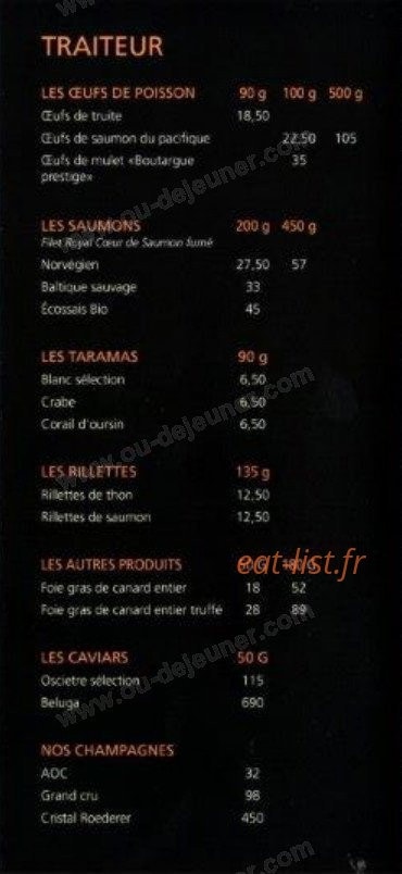 Langousta — carte page 5