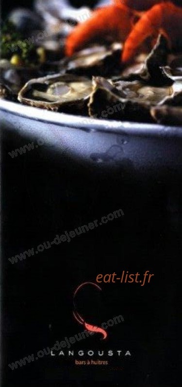 Langousta — carte page 1