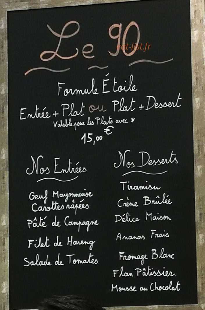 Le 90 — carte page 1