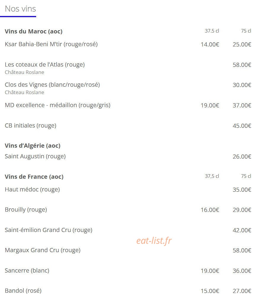 Le Beldi — carte page 6
