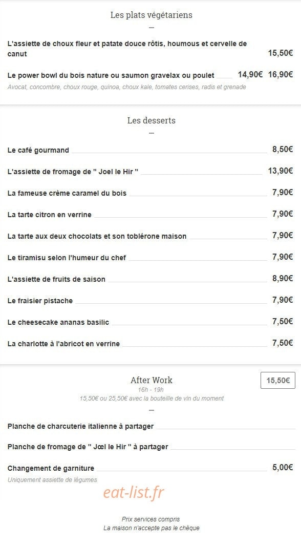 Le Bois — carte page 2