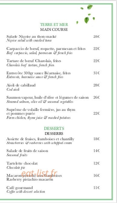 Le Chalet des Iles — carte page 3