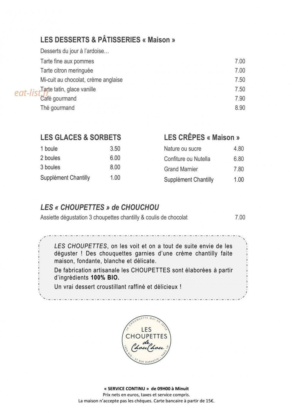 Le Franklin — carte page 4