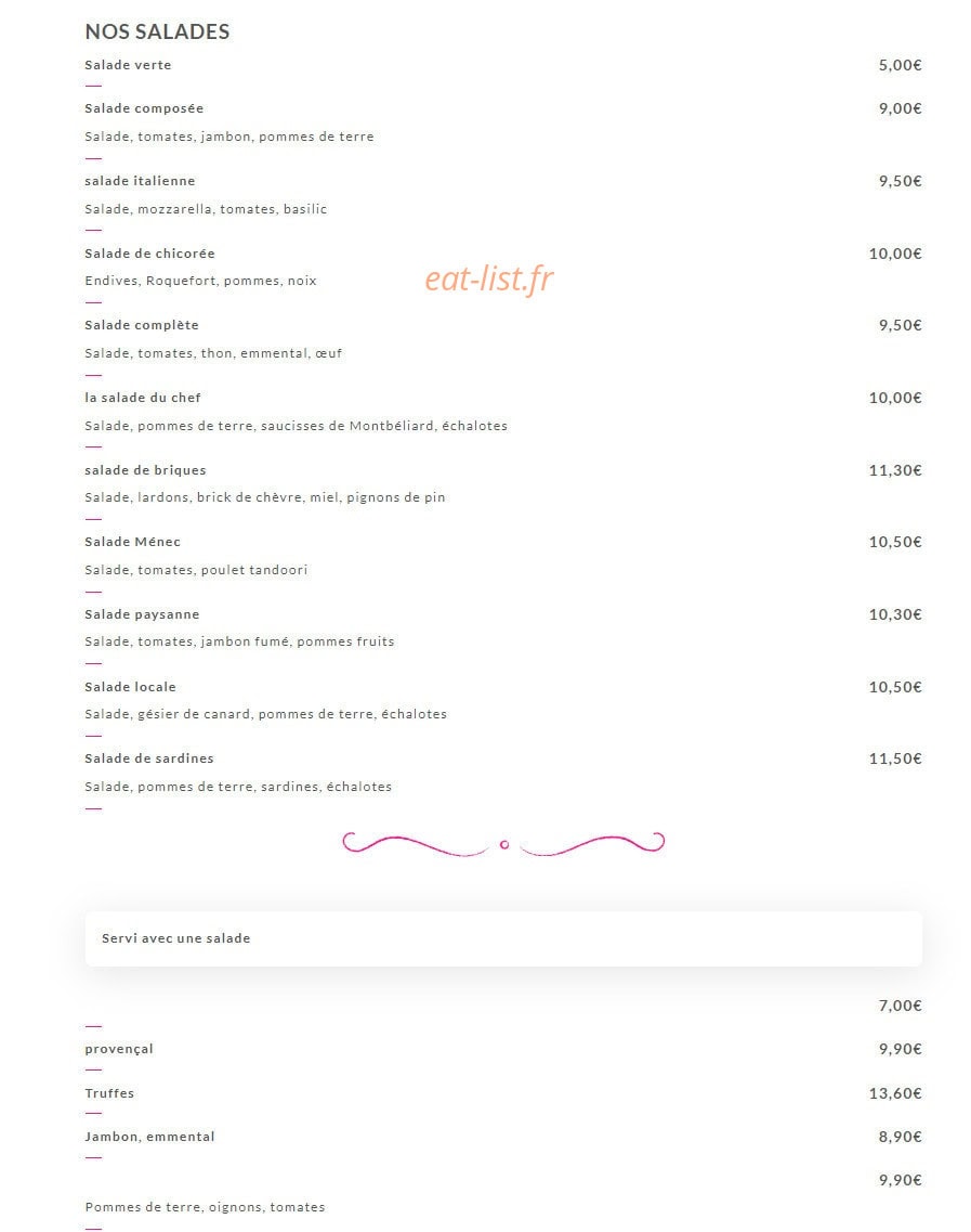 Le Menec — carte page 1
