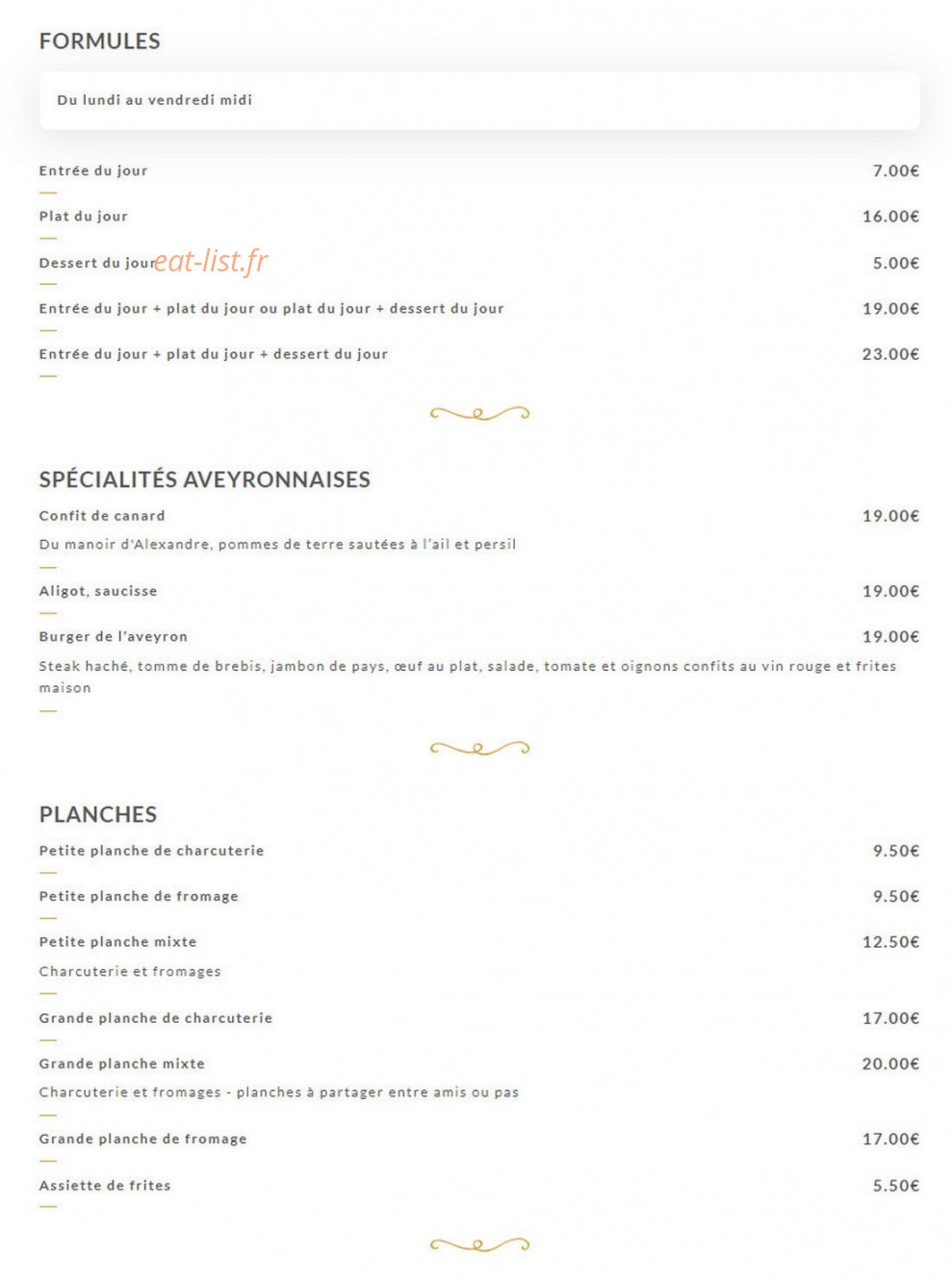 Le Petit L'or — carte page 2