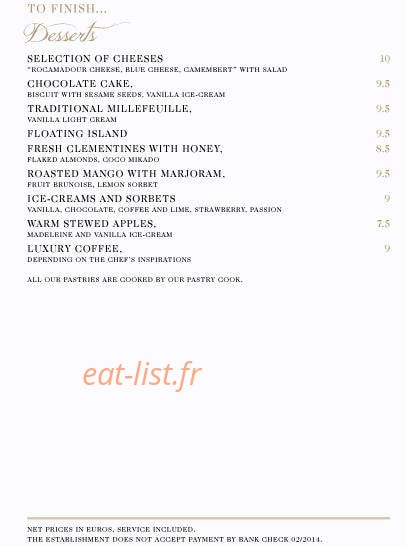 Le Sir Winston — carte page 3