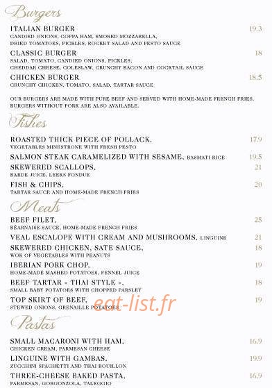 Le Sir Winston — carte page 2