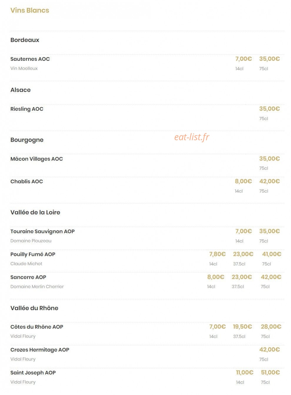 Le Sir Winston — carte page 4