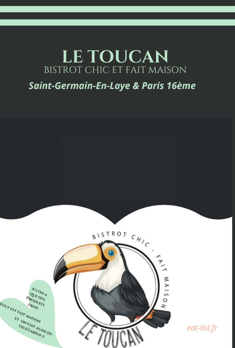 Le Toucan — carte page 1