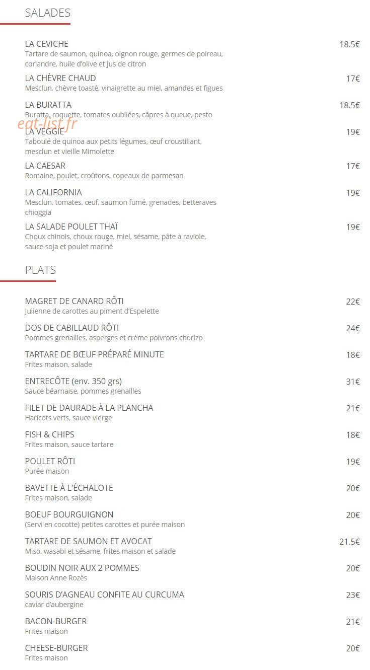 Le Victor Hugo — carte page 2