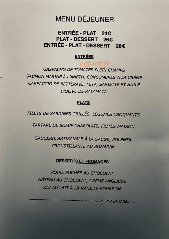Le Vieux Crapaud — carte page 1