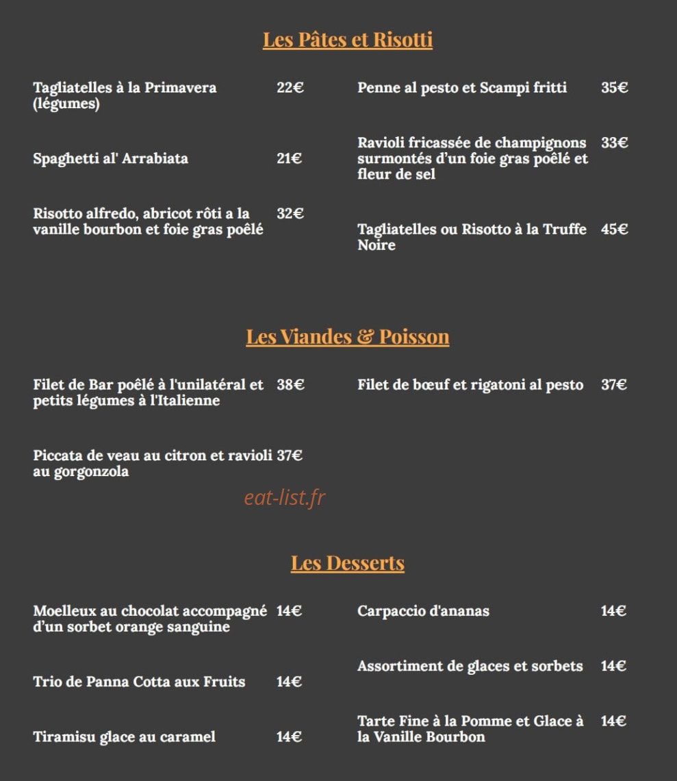 Le Vinci — carte page 2