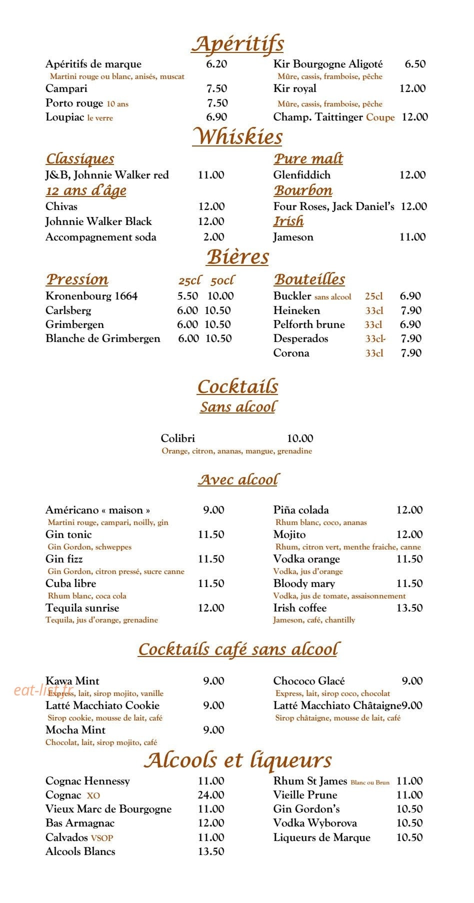 Le Wilson — carte page 5