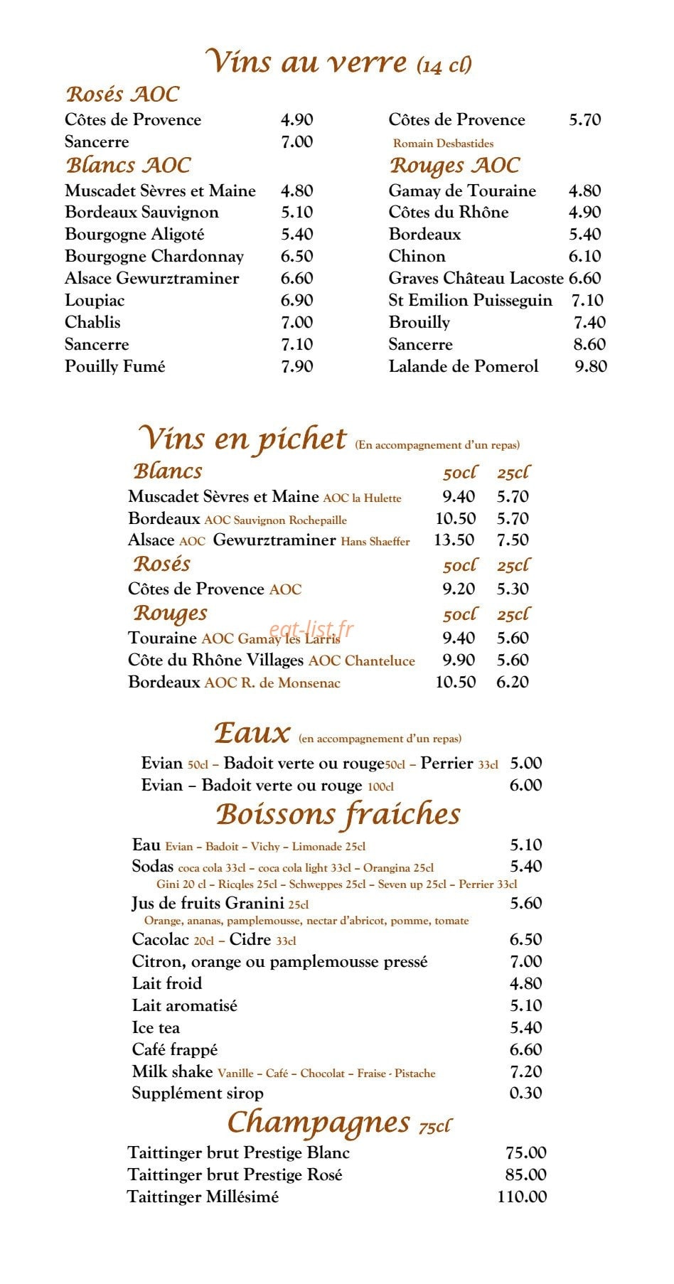 Le Wilson — carte page 6