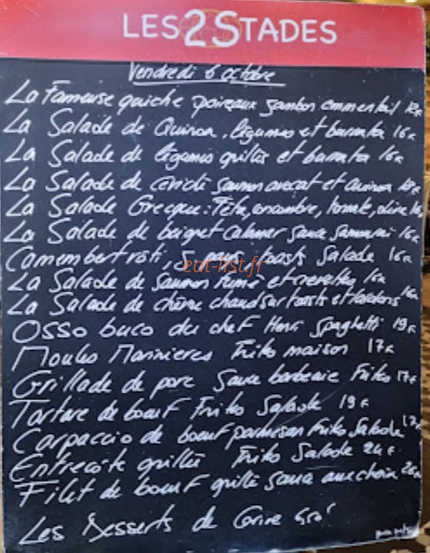 Les Deux Stades — carte page 1