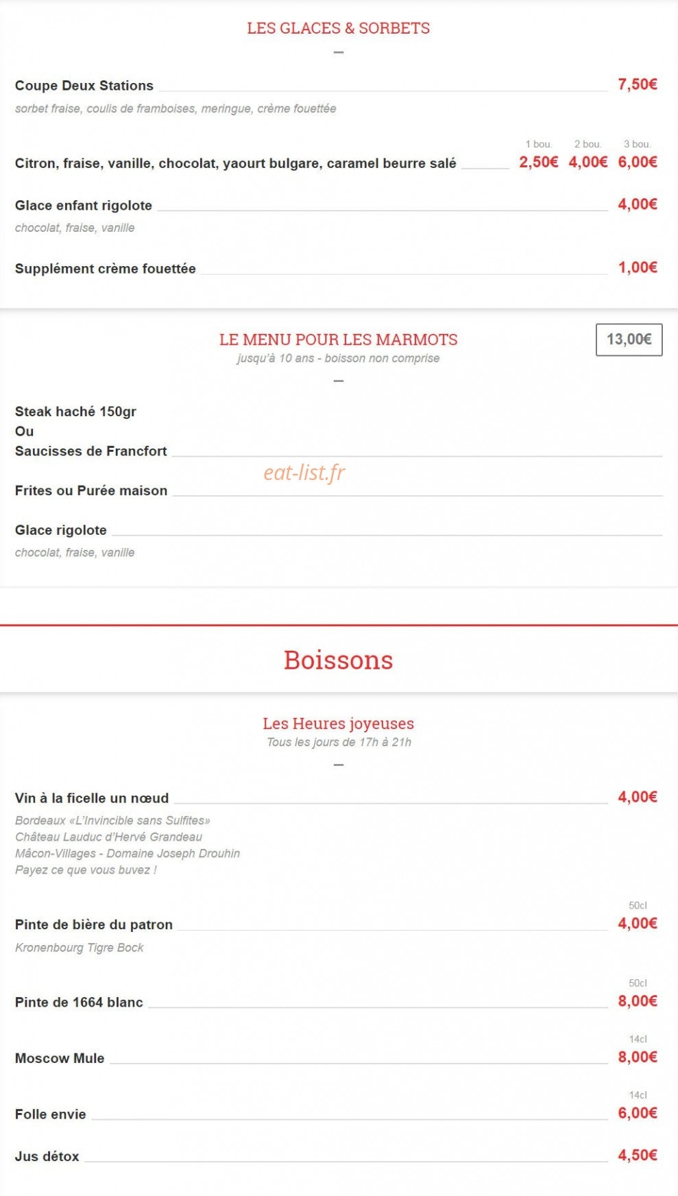 Les Deux Stations — carte page 5