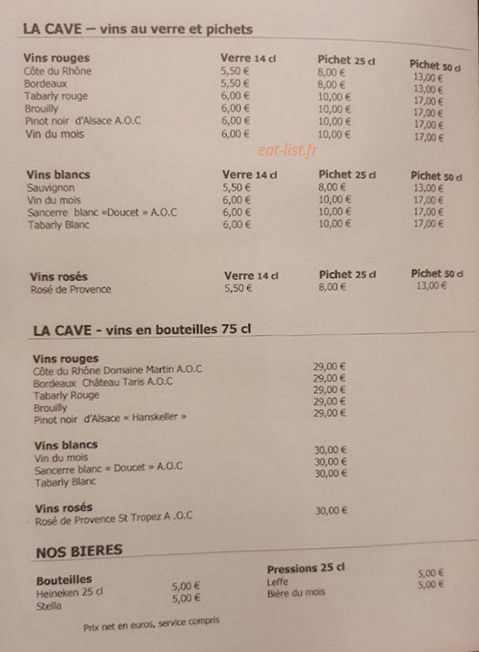Les Muses — carte page 2