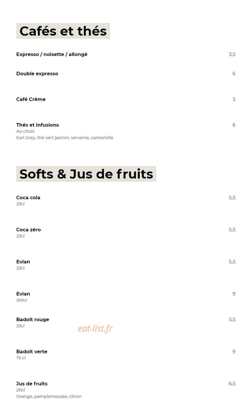 Les Petites Mains — carte page 4