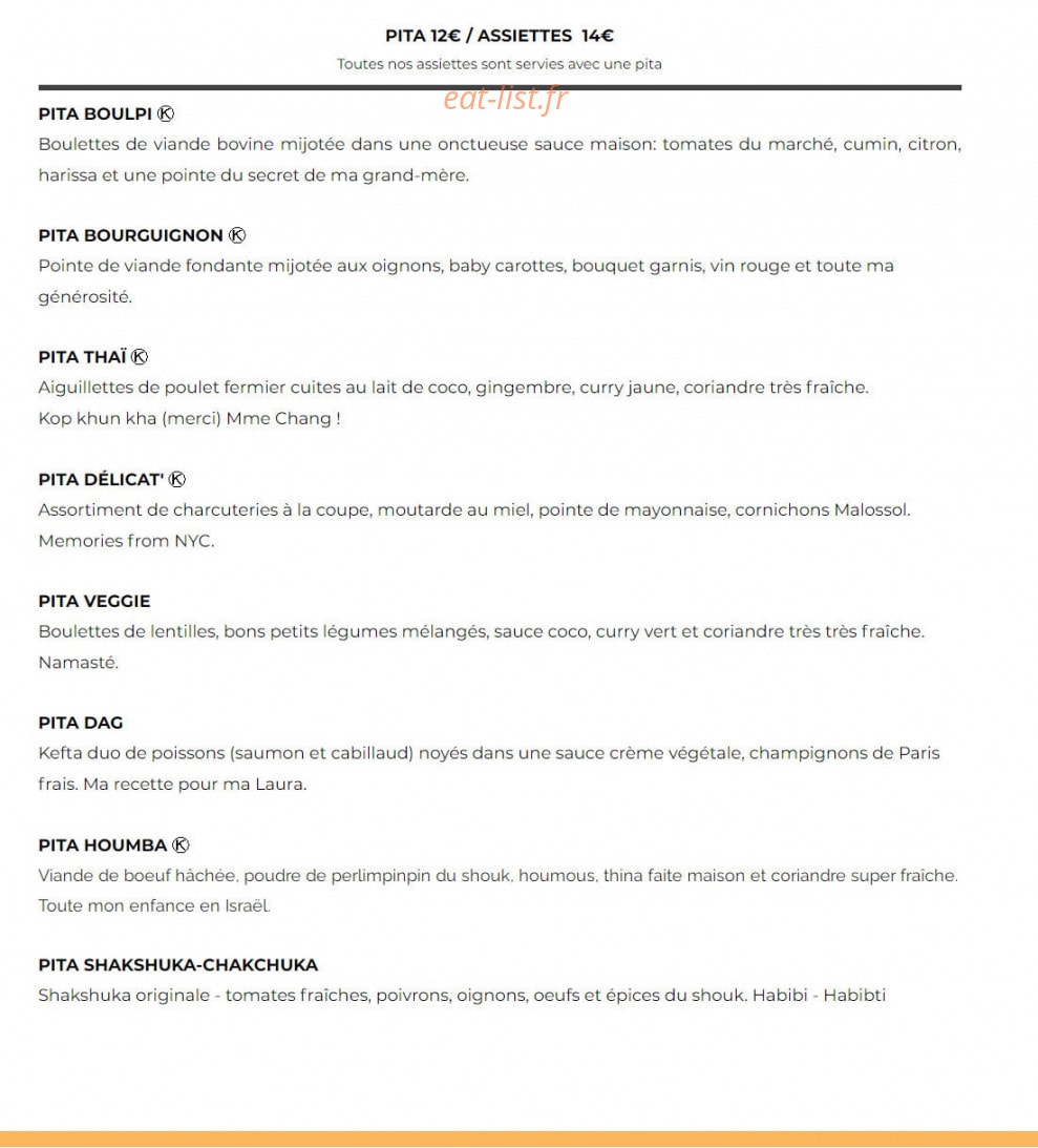 Ma Pita — carte page 1