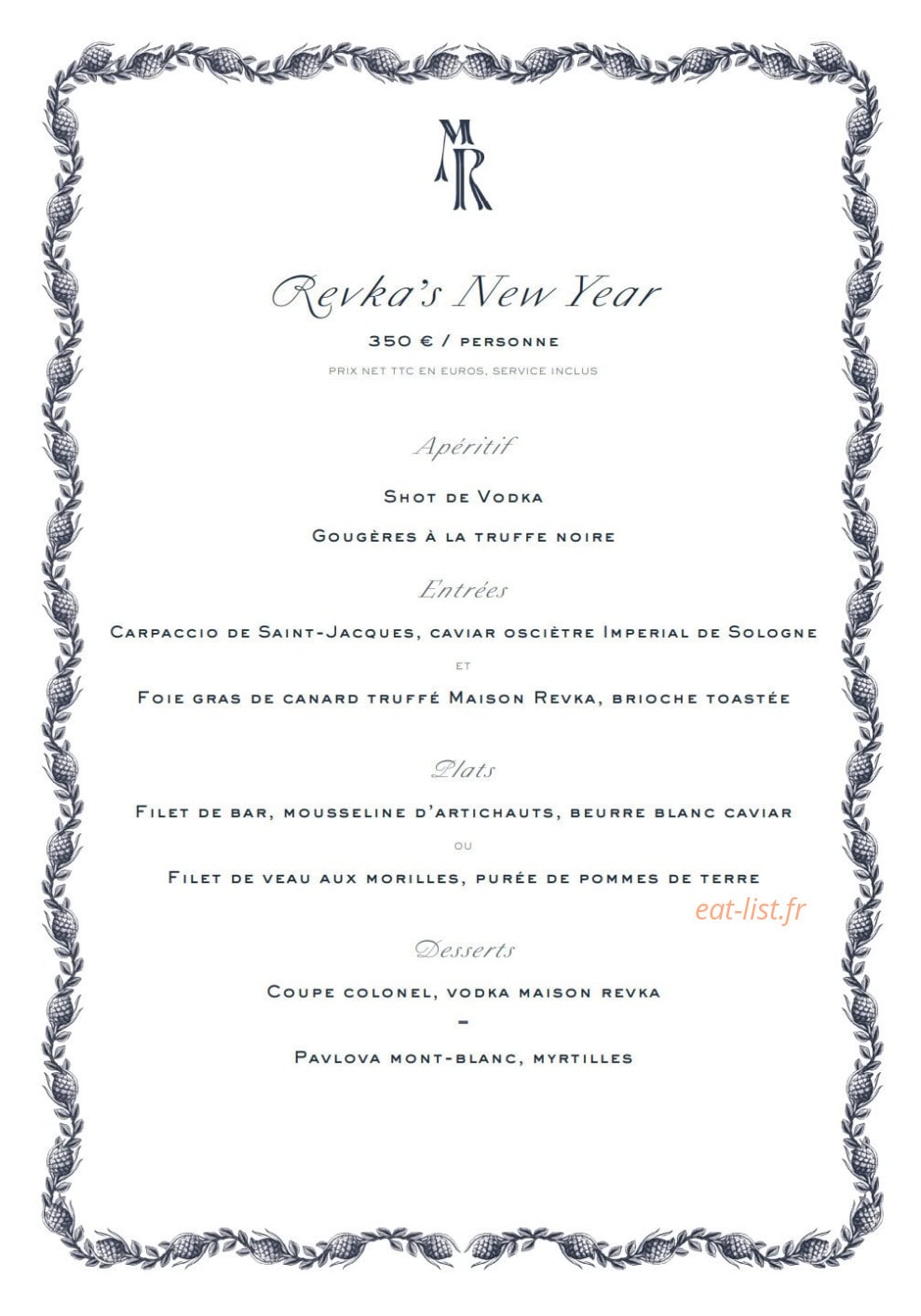 Maison Revka — carte page 1