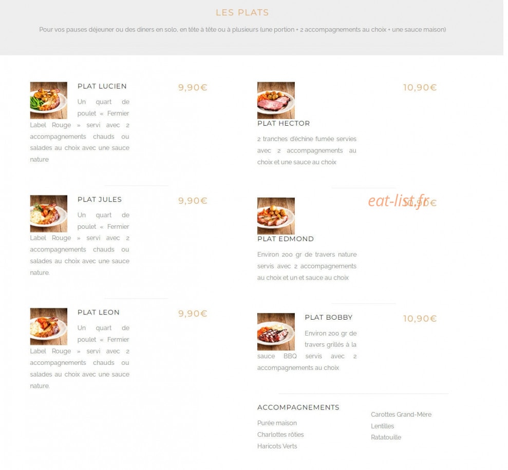 Mon Petit Poulet — carte page 2