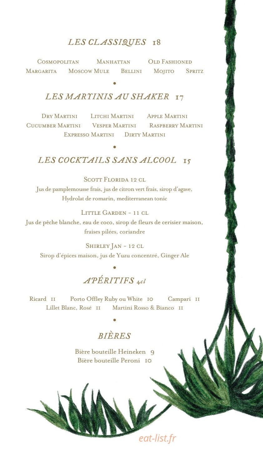 Monsieur Bleu — carte page 18