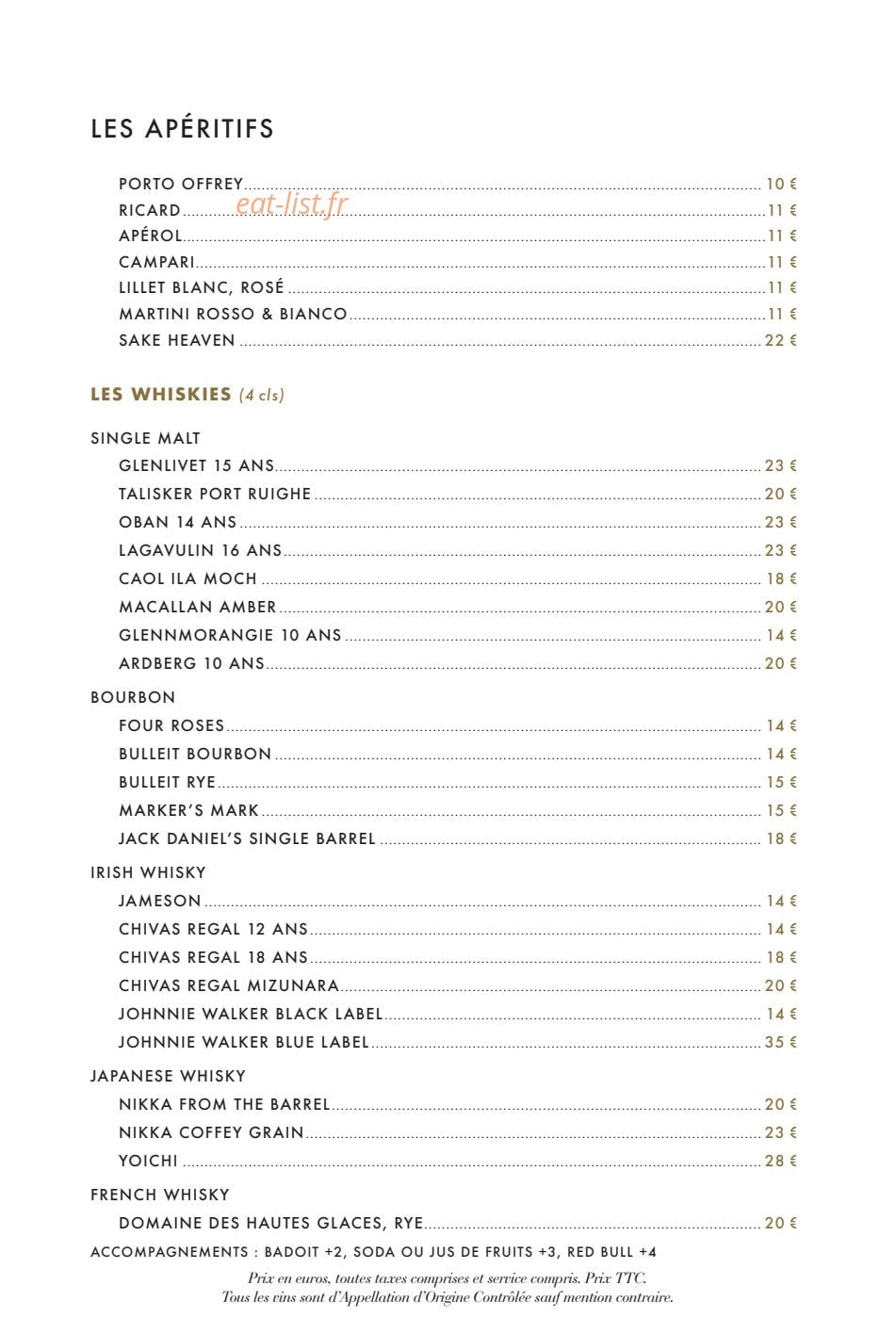 Monsieur Bleu — carte page 6