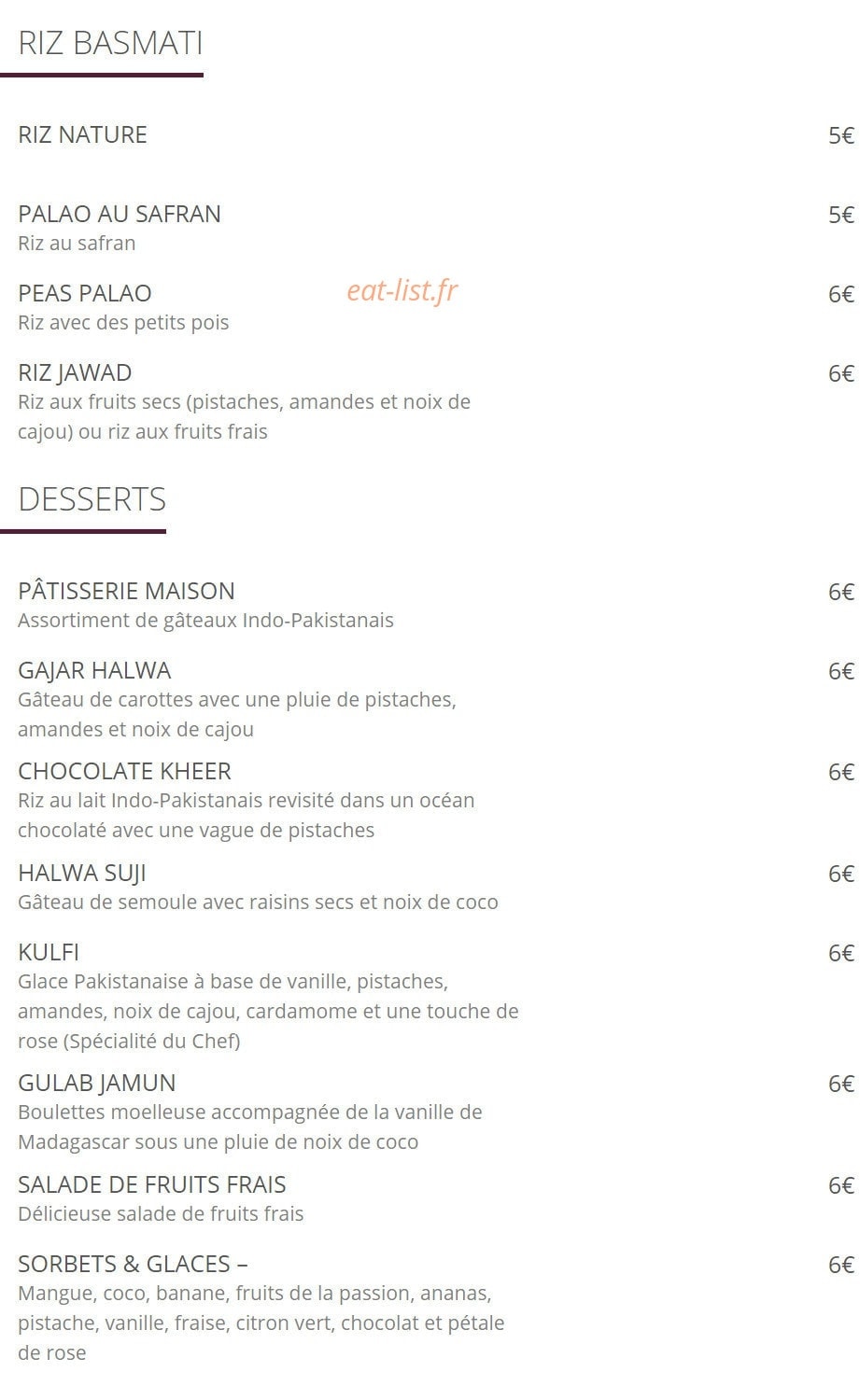 New Jawad Longchamps — carte page 6