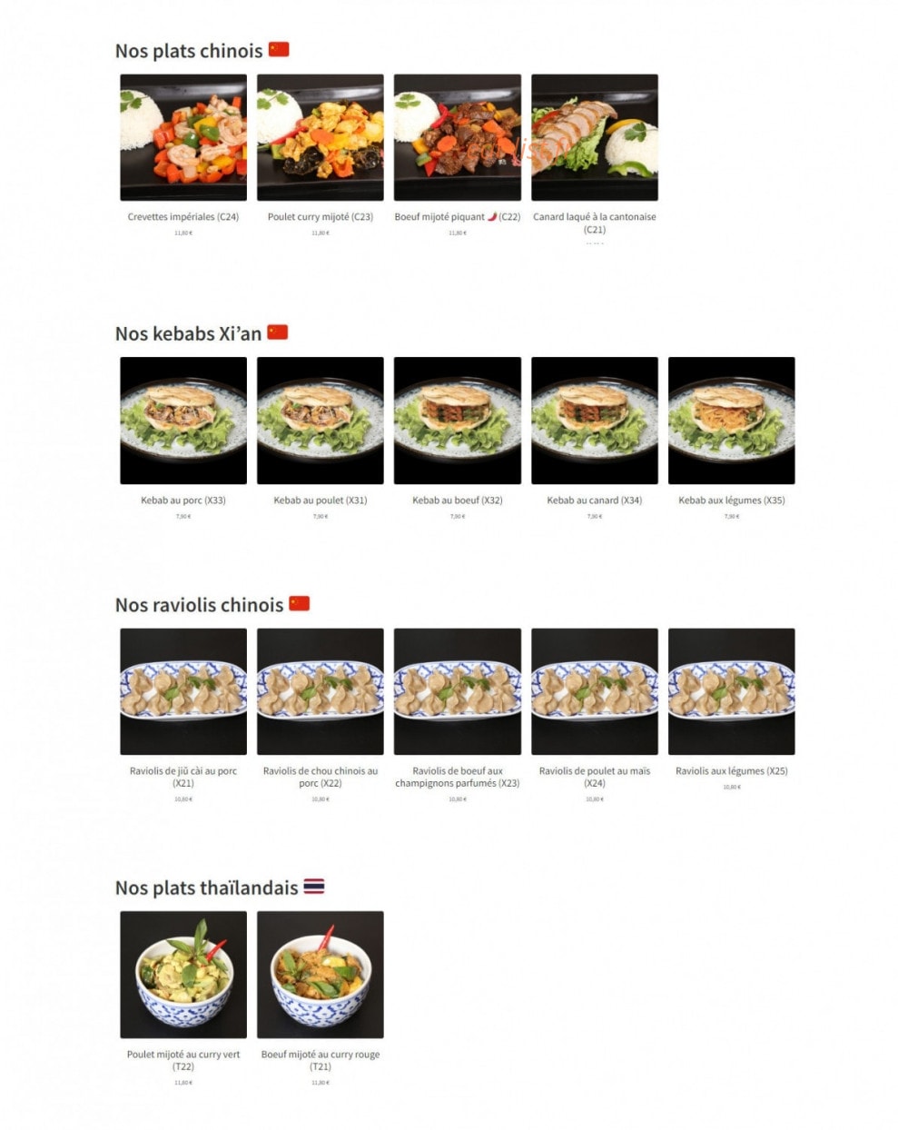 Noodle Panda — carte page 2