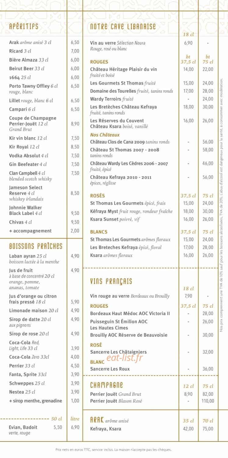 Noura — carte page 5