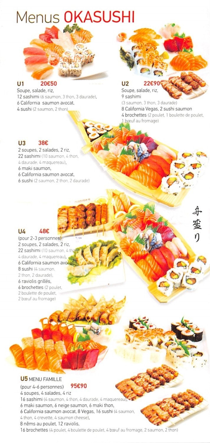 Oka Sushi — carte page 7