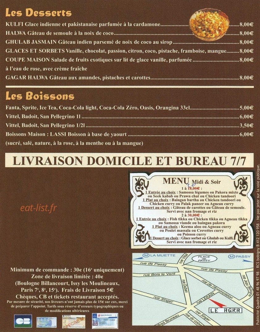 Passy Le Agra — carte page 4