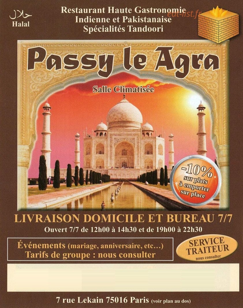 Passy Le Agra — carte page 1