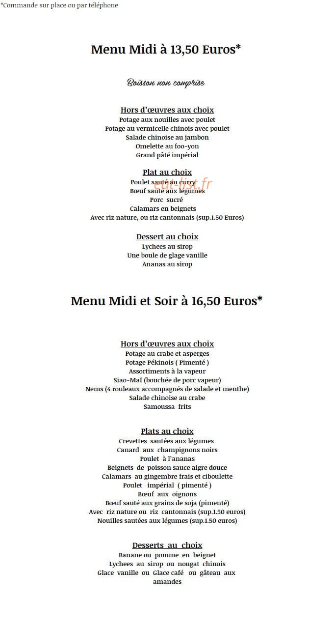 Pavillon de Jade — carte page 15