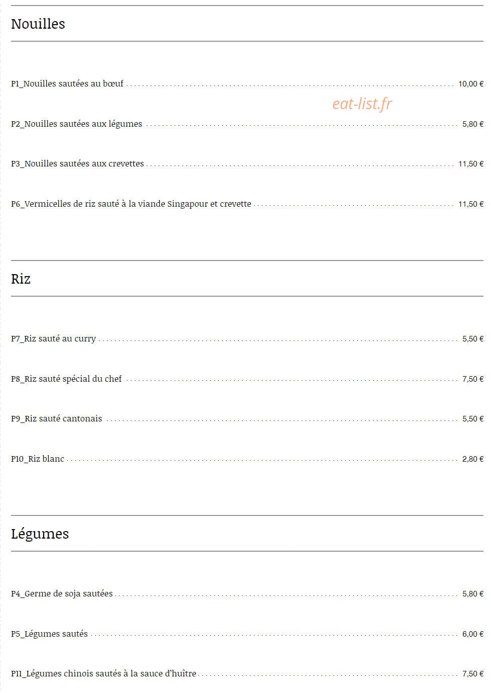 Pavillon de Jade — carte page 12