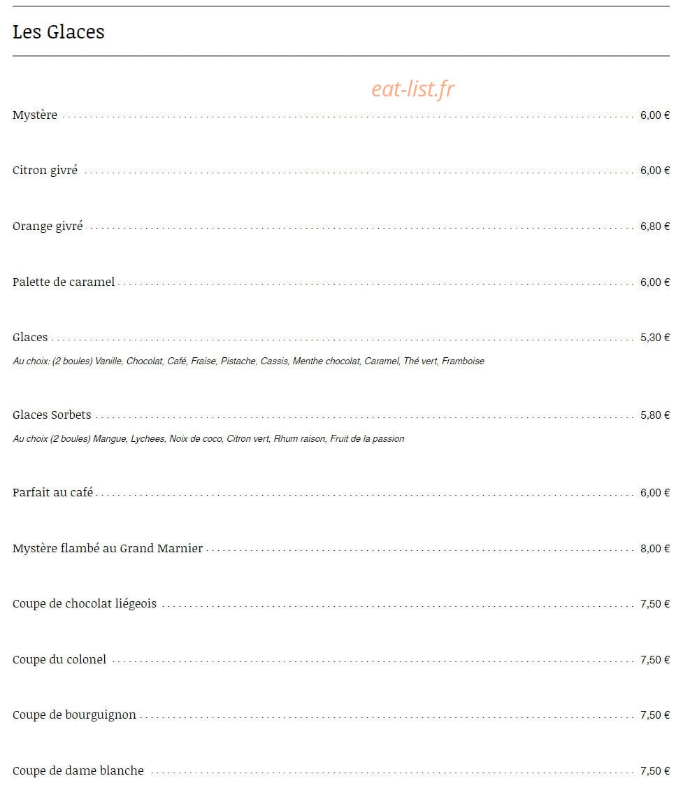 Pavillon de Jade — carte page 14