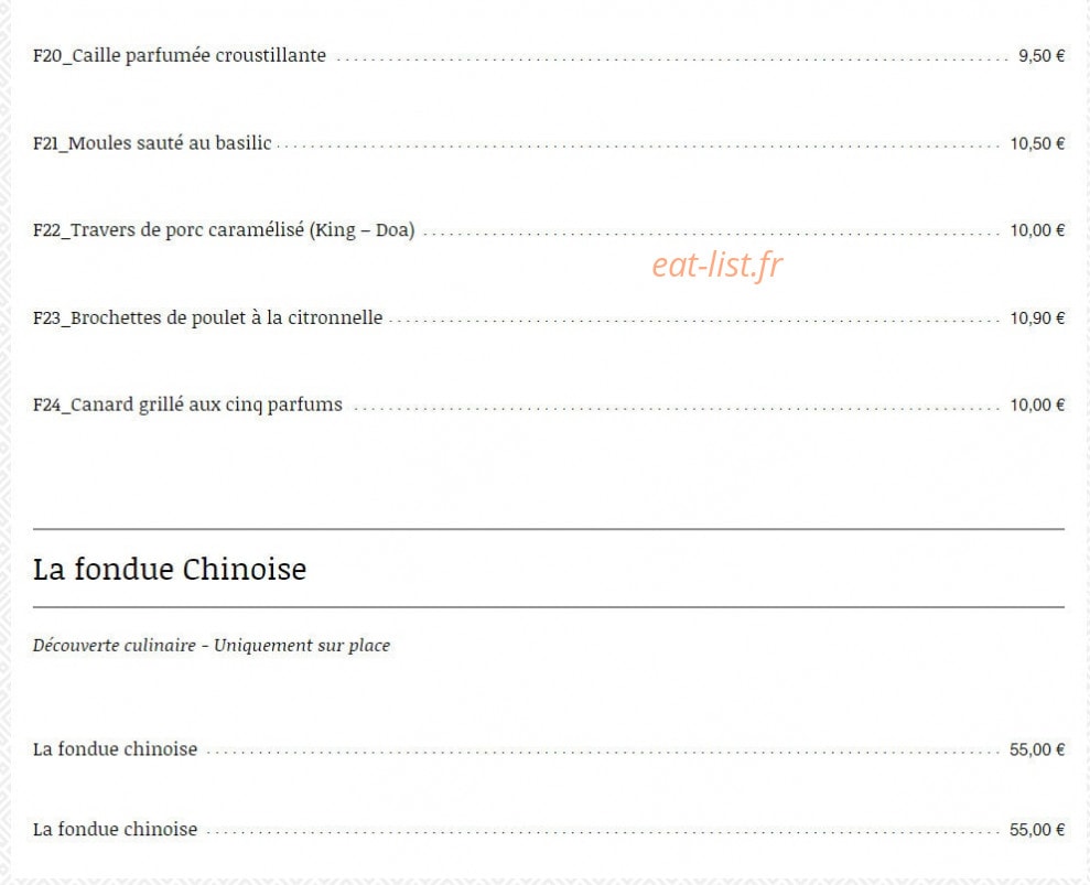 Pavillon de Jade — carte page 7