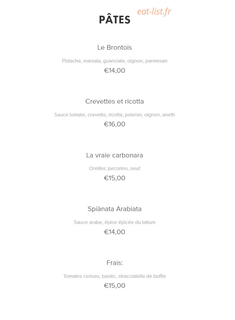 Pizza des As — carte page 3