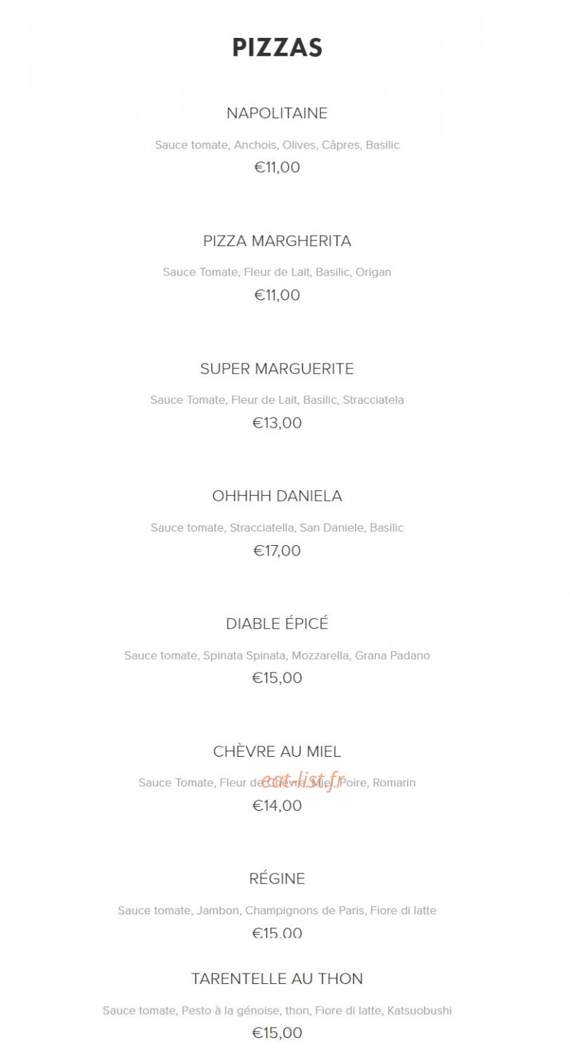 Pizza des As — carte page 4