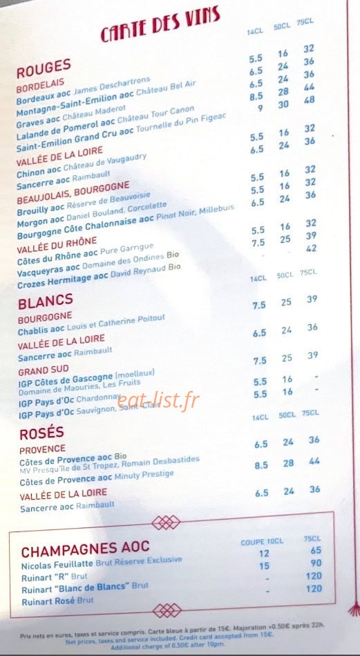 Pub Kléber — carte page 5
