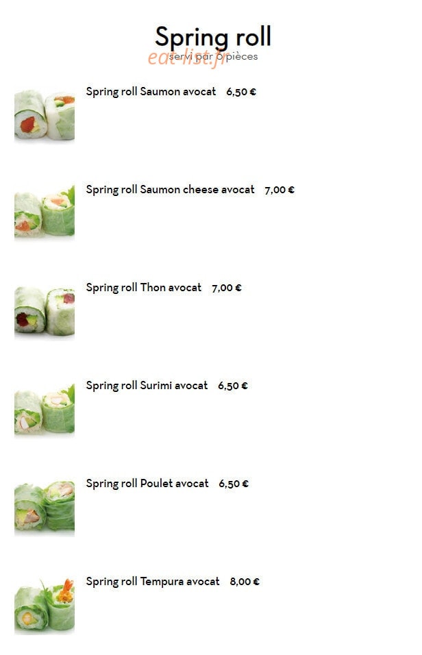 Resto Yummy — carte page 10