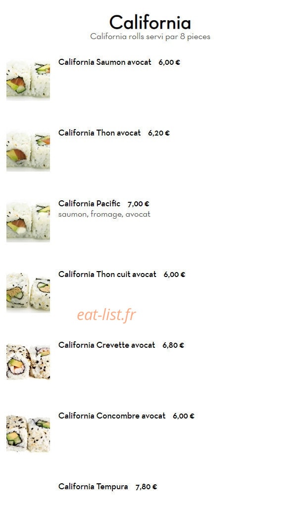 Resto Yummy — carte page 8