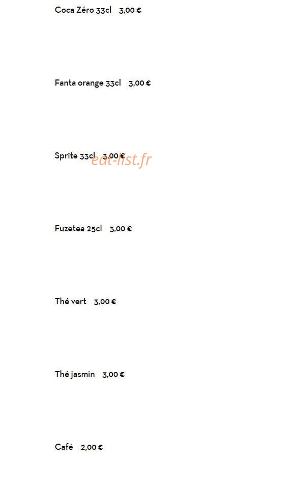 Resto Yummy — carte page 24