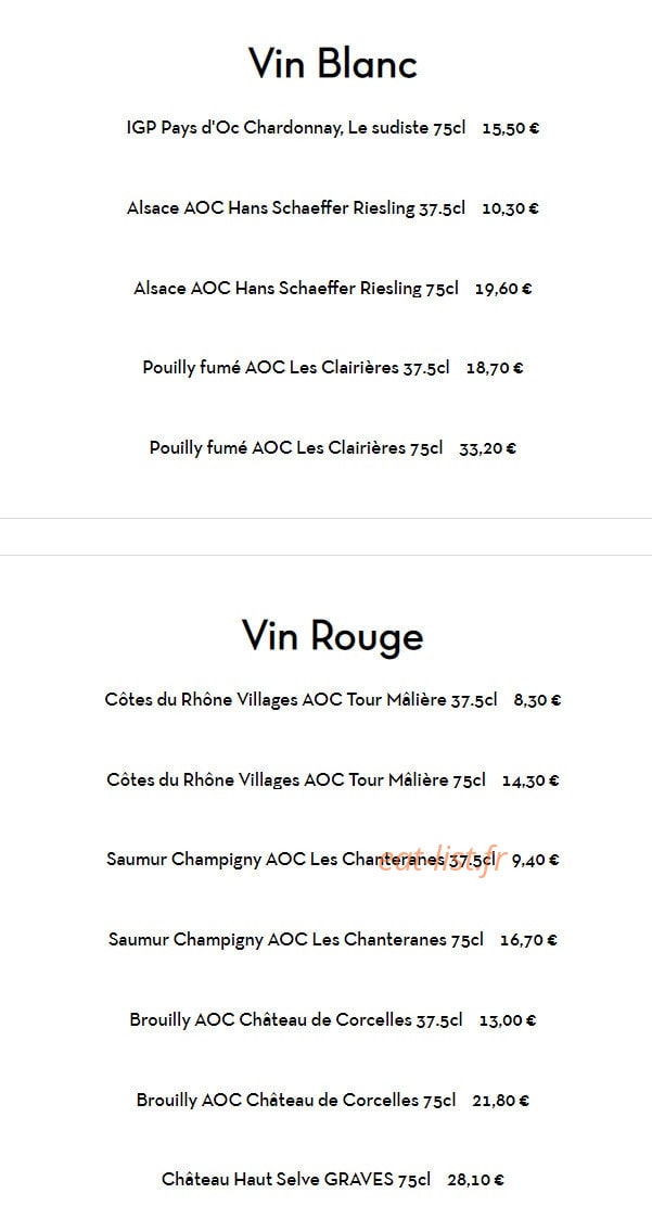 Resto Yummy — carte page 20