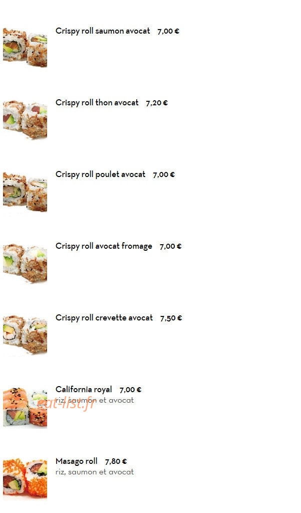 Resto Yummy — carte page 9