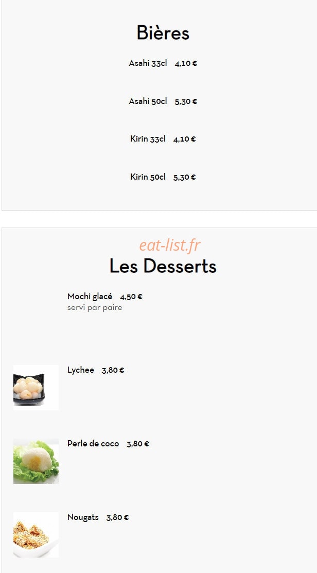 Resto Yummy — carte page 22