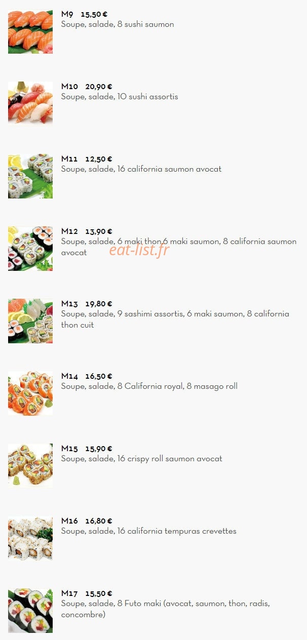Resto Yummy — carte page 15