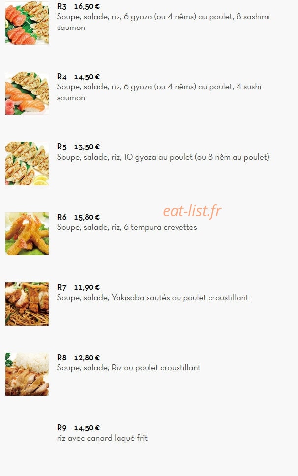Resto Yummy — carte page 17